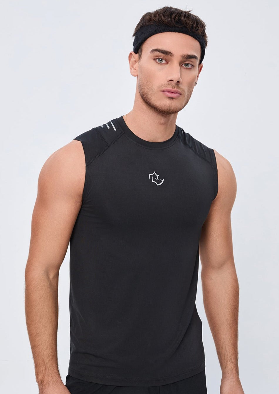 COMPRESSION FIT Tank CORE TANK - MIDNIGHT BLACK