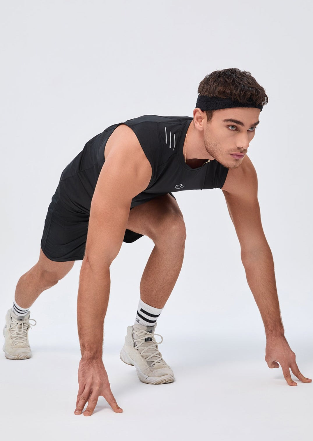 COMPRESSION FIT Tank CORE TANK - MIDNIGHT BLACK