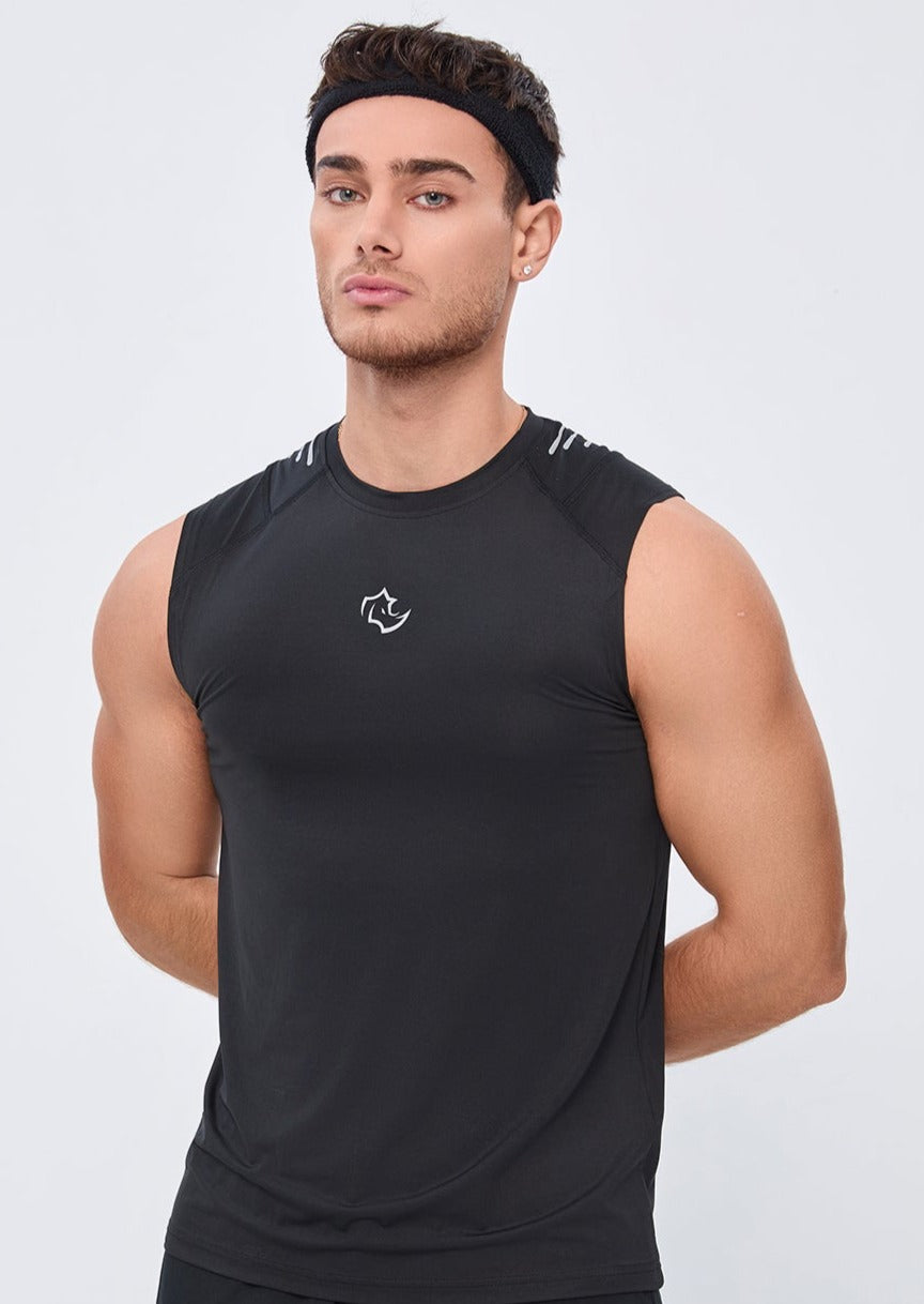 COMPRESSION FIT Tank CORE TANK - MIDNIGHT BLACK