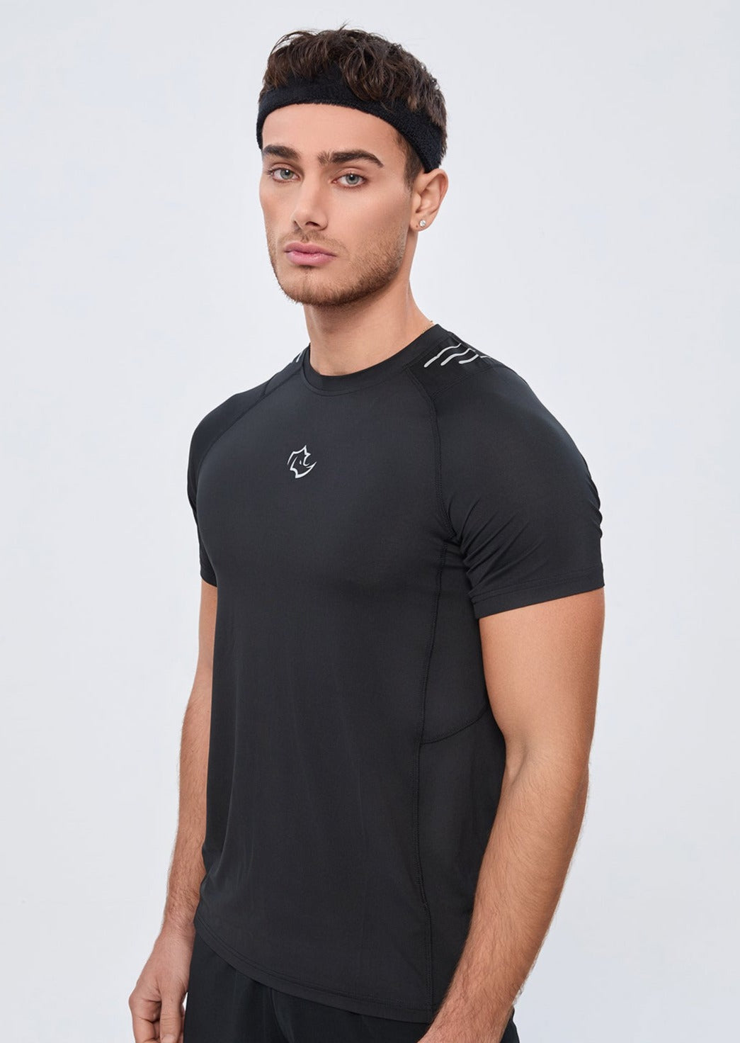 COMPRESSION FIT Tshirts CORE TEE - MIDNIGHT BLACK