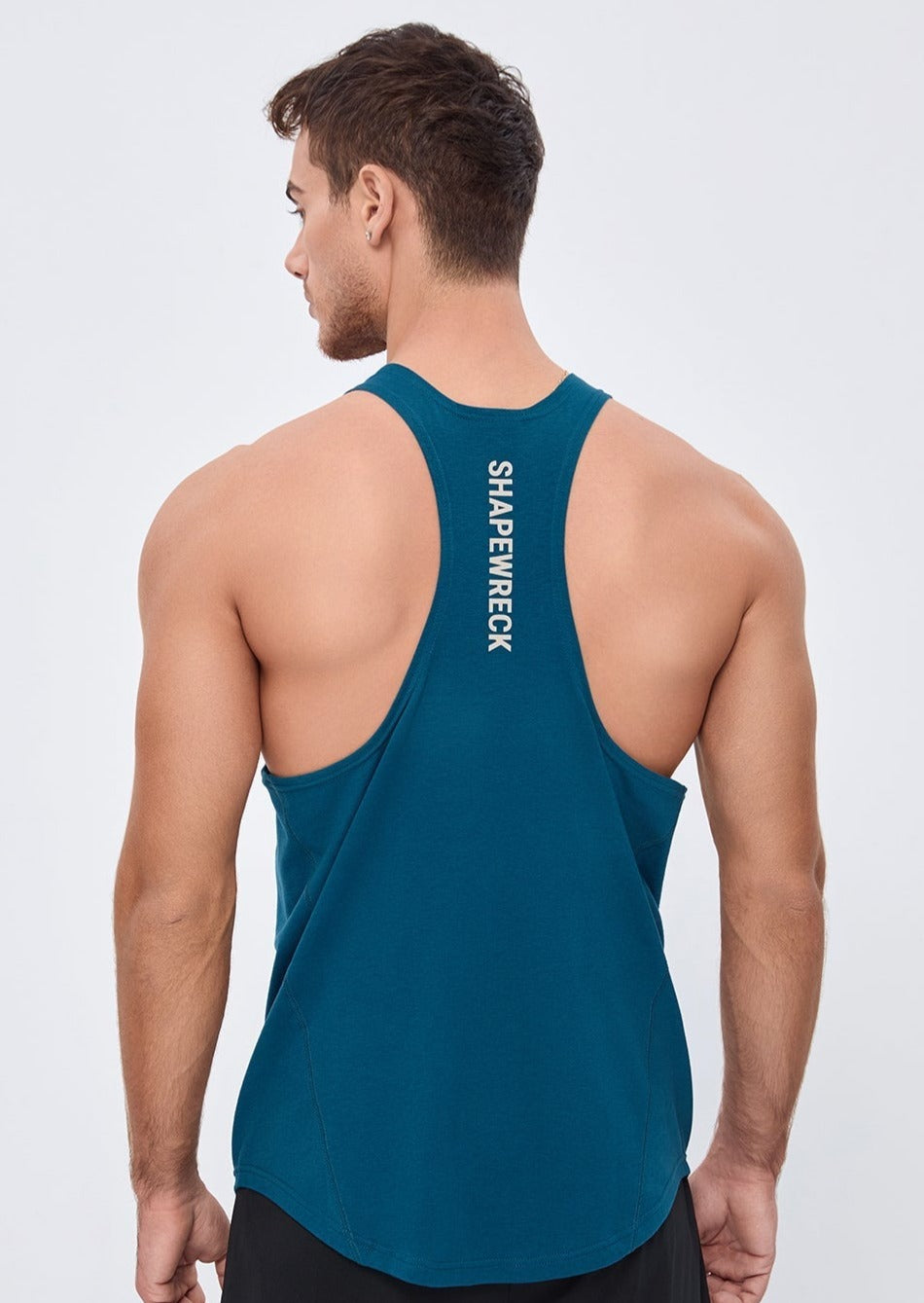 LOOSE FIT Tshirts 3D RHINO STRINGER - MOROCAN BLUE