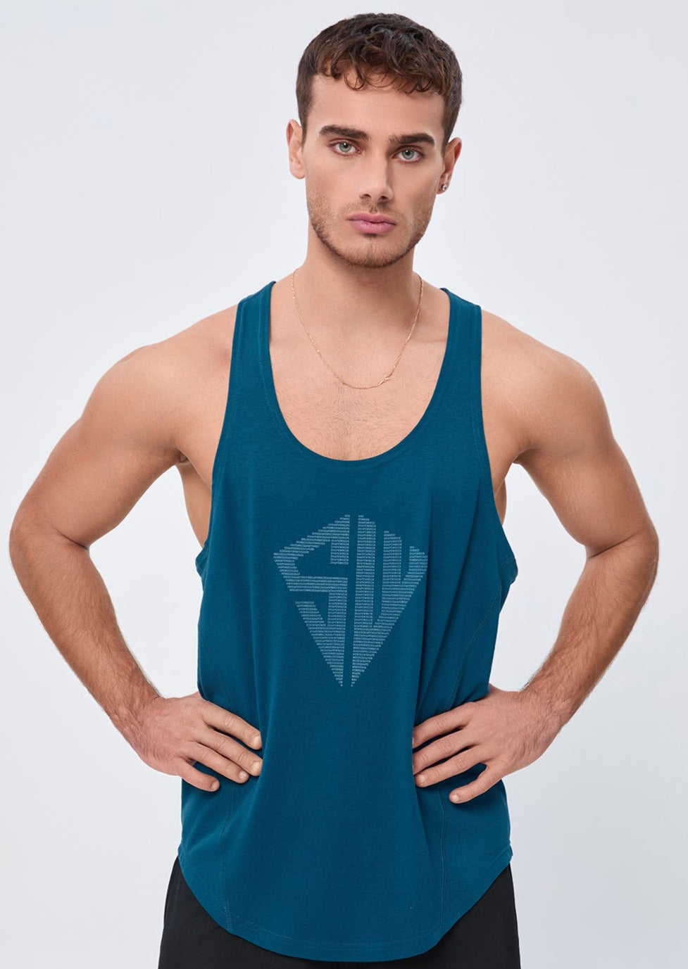 LOOSE FIT Tshirts SW STRINGER - MOROCCAN BLUE