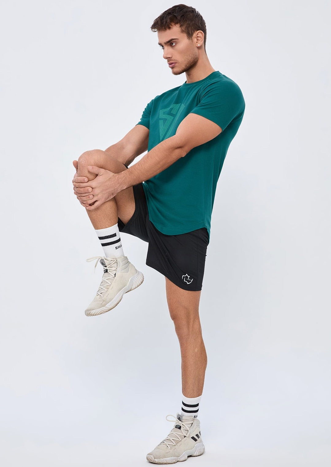 LOOSE FIT Tshirts SW TEE - STORMY GREEN