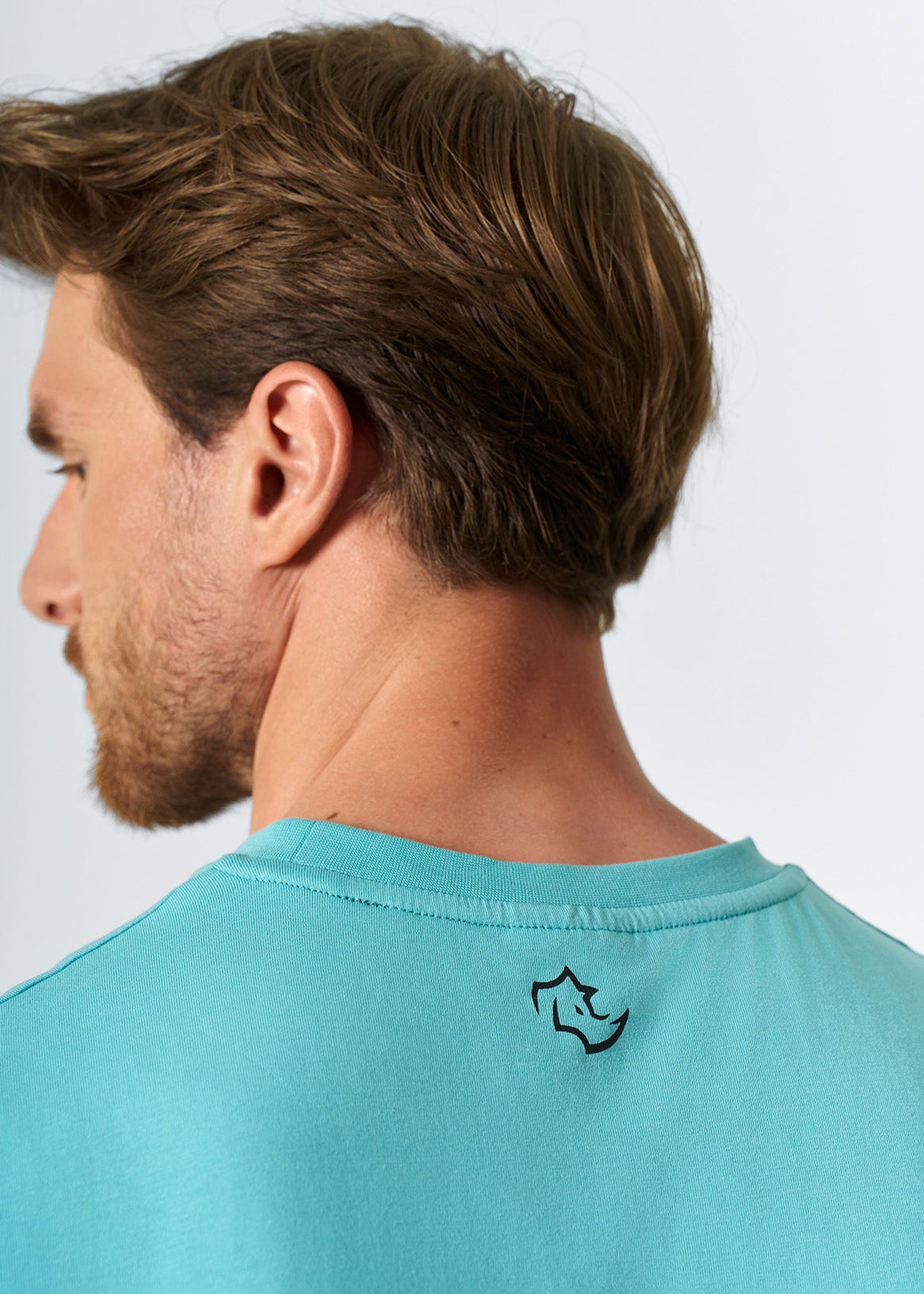 RELAXED FIT Tank ICONIC RHINO TANK - AQUA BLUE