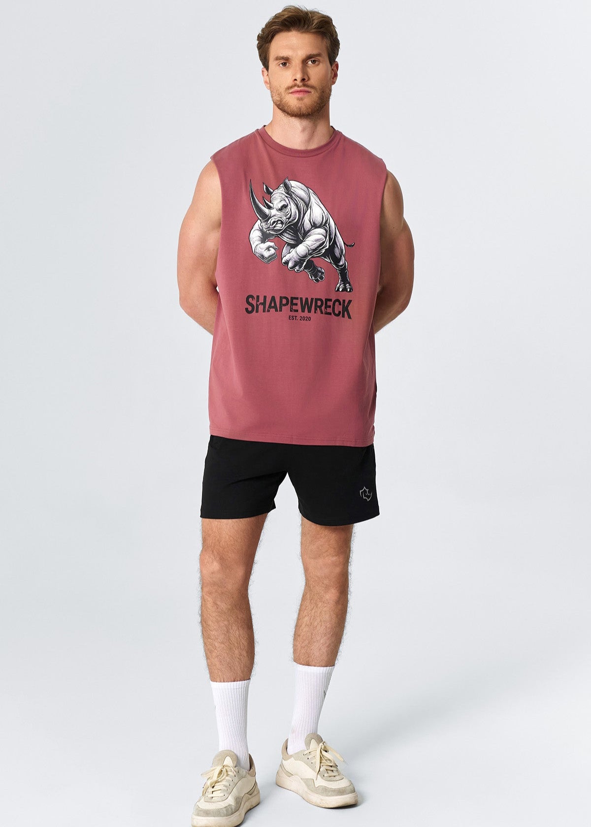 RELAXED FIT Tank ICONIC RHINO TANK - COOL BERRY