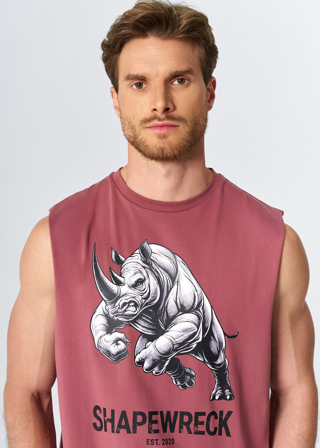 RELAXED FIT Tank ICONIC RHINO TANK - COOL BERRY