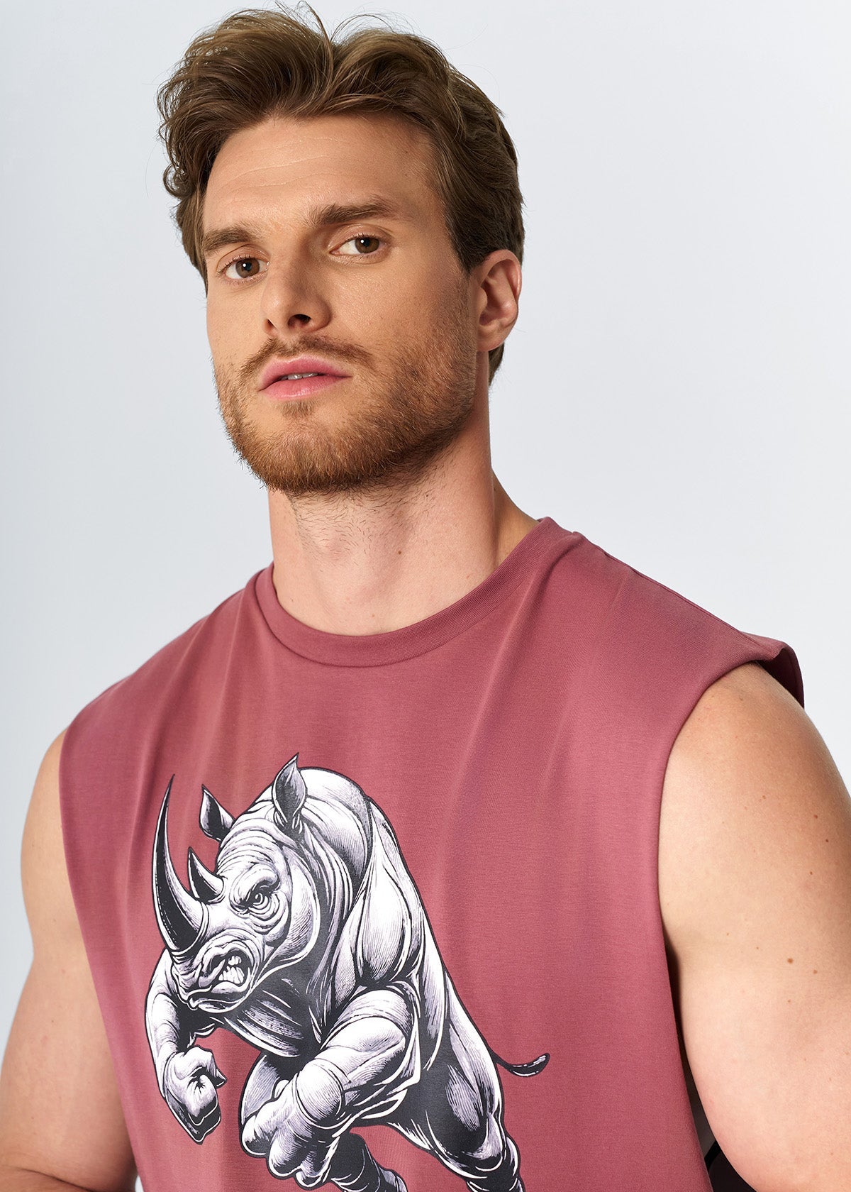 RELAXED FIT Tank ICONIC RHINO TANK - COOL BERRY