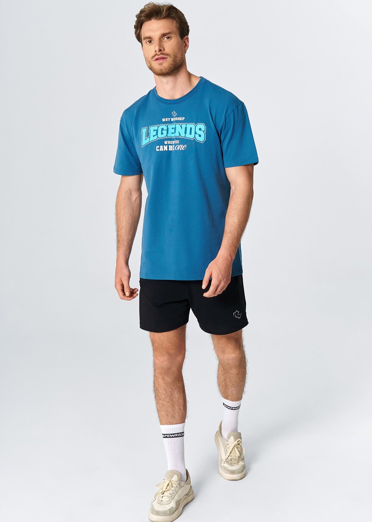 RELAXED FIT Tshirts LEGENDS TEE - BLUE STEEL