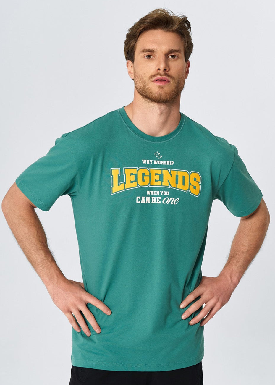 RELAXED FIT Tshirts LEGENDS TEE - BRITISH GREEN