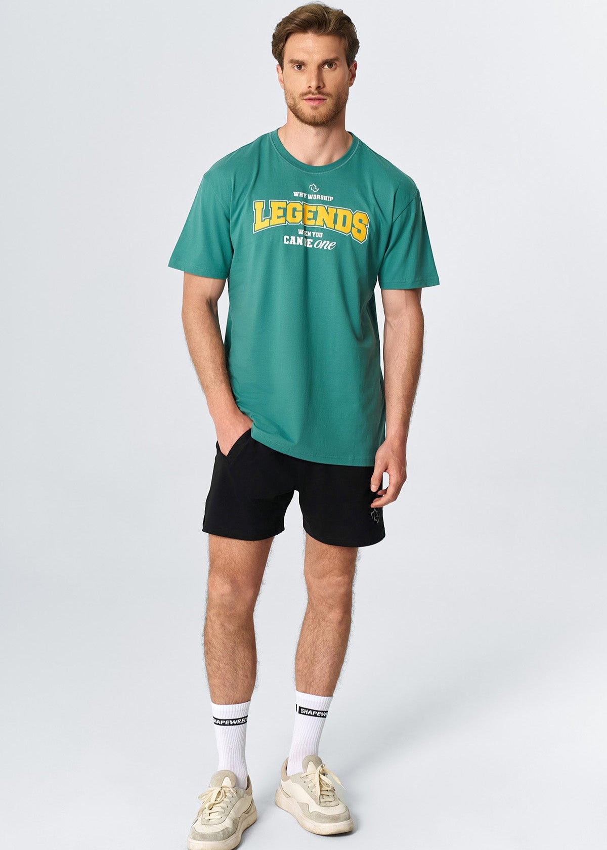 RELAXED FIT Tshirts LEGENDS TEE - BRITISH GREEN