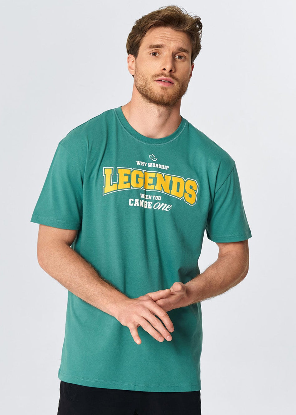 RELAXED FIT Tshirts LEGENDS TEE - BRITISH GREEN