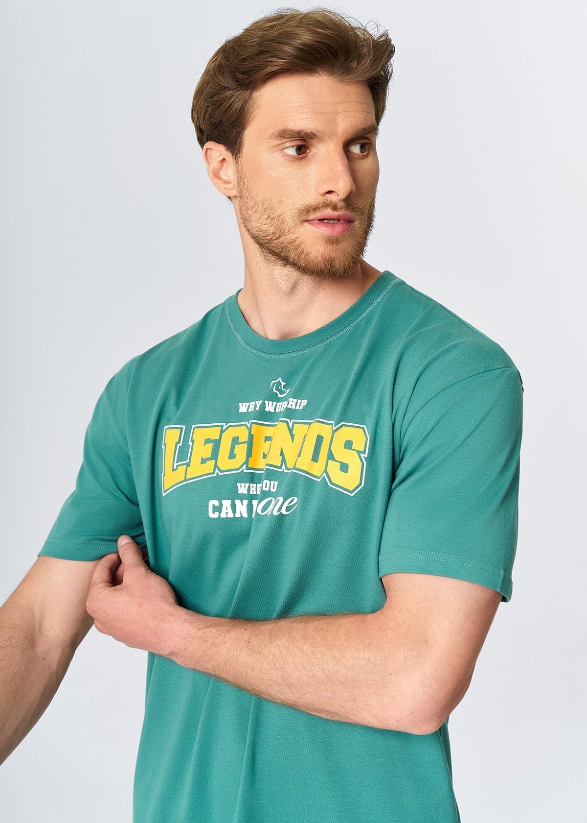 RELAXED FIT Tshirts LEGENDS TEE - BRITISH GREEN