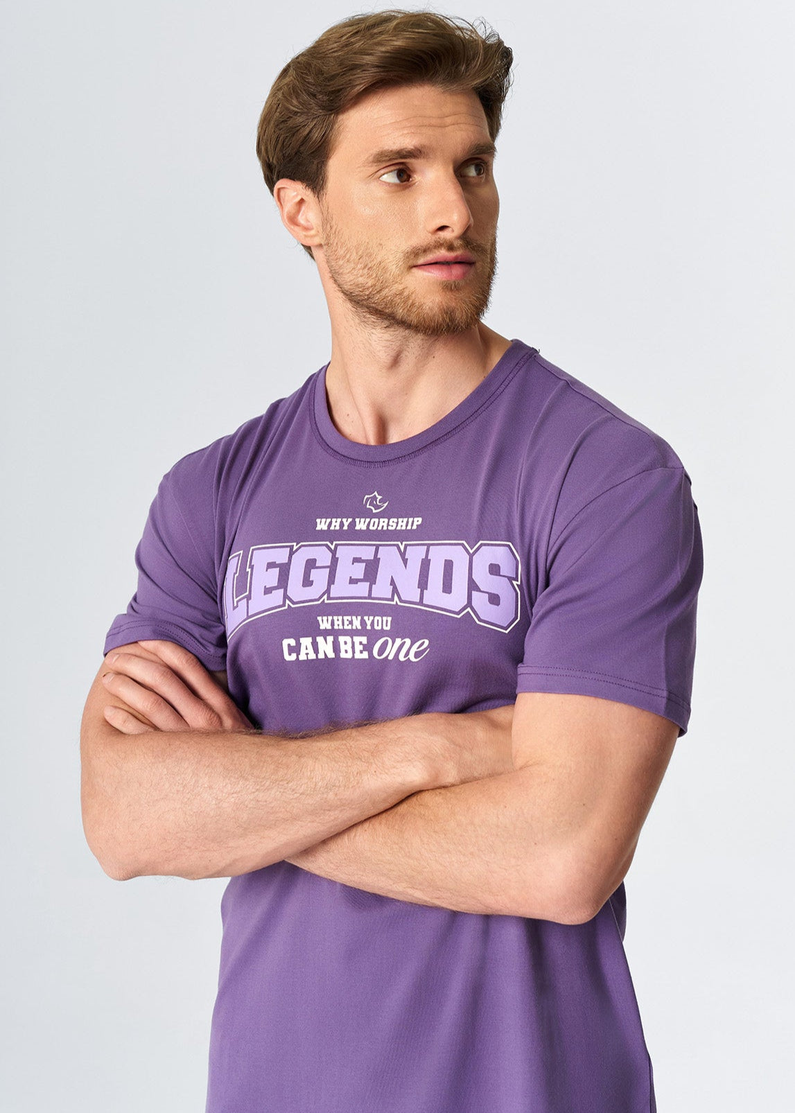 RELAXED FIT Tshirts LEGENDS TEE - HEAVY MAUVE