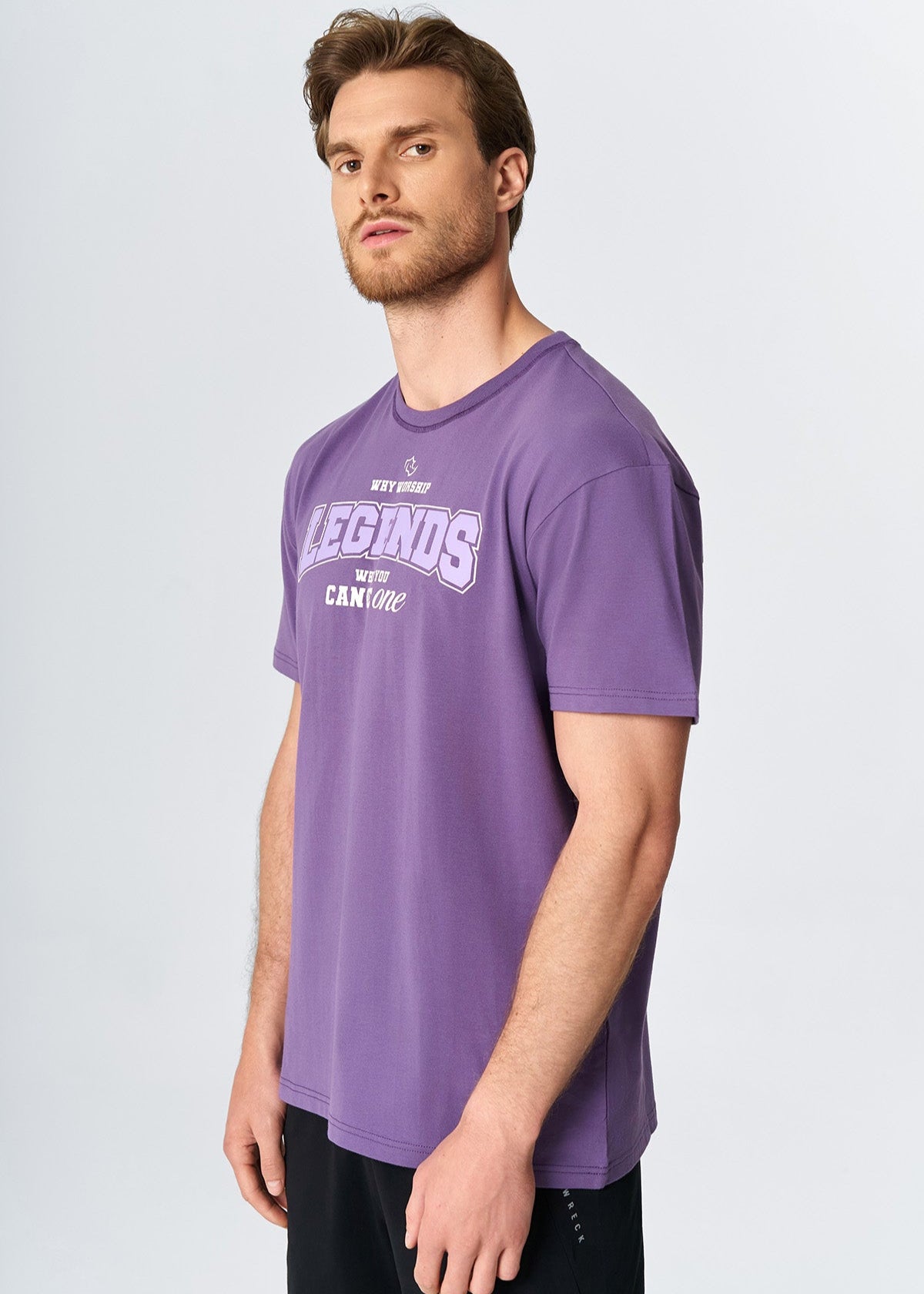 RELAXED FIT Tshirts LEGENDS TEE - HEAVY MAUVE