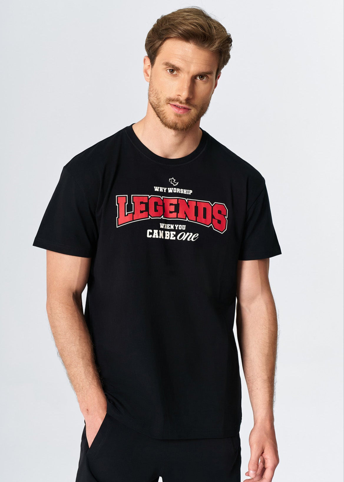 RELAXED FIT Tshirts LEGENDS TEE - MIDNIGHT BLACK