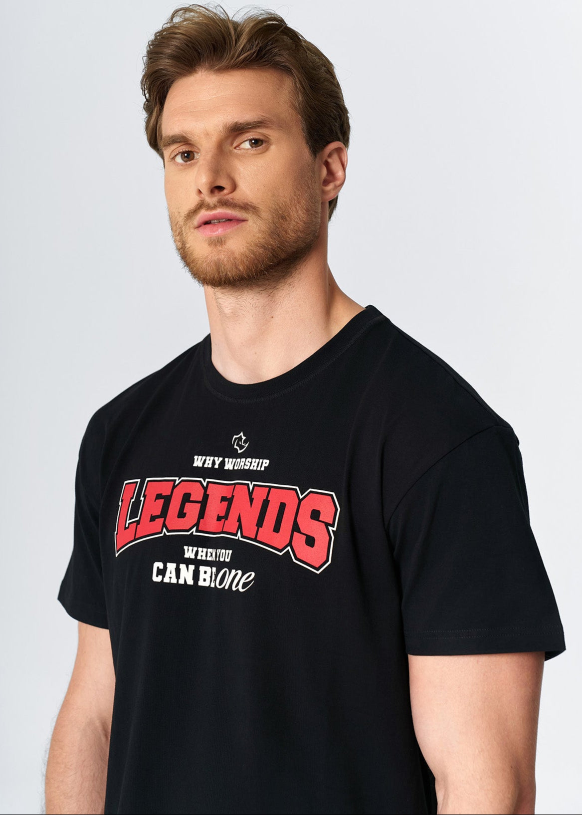 RELAXED FIT Tshirts LEGENDS TEE - MIDNIGHT BLACK