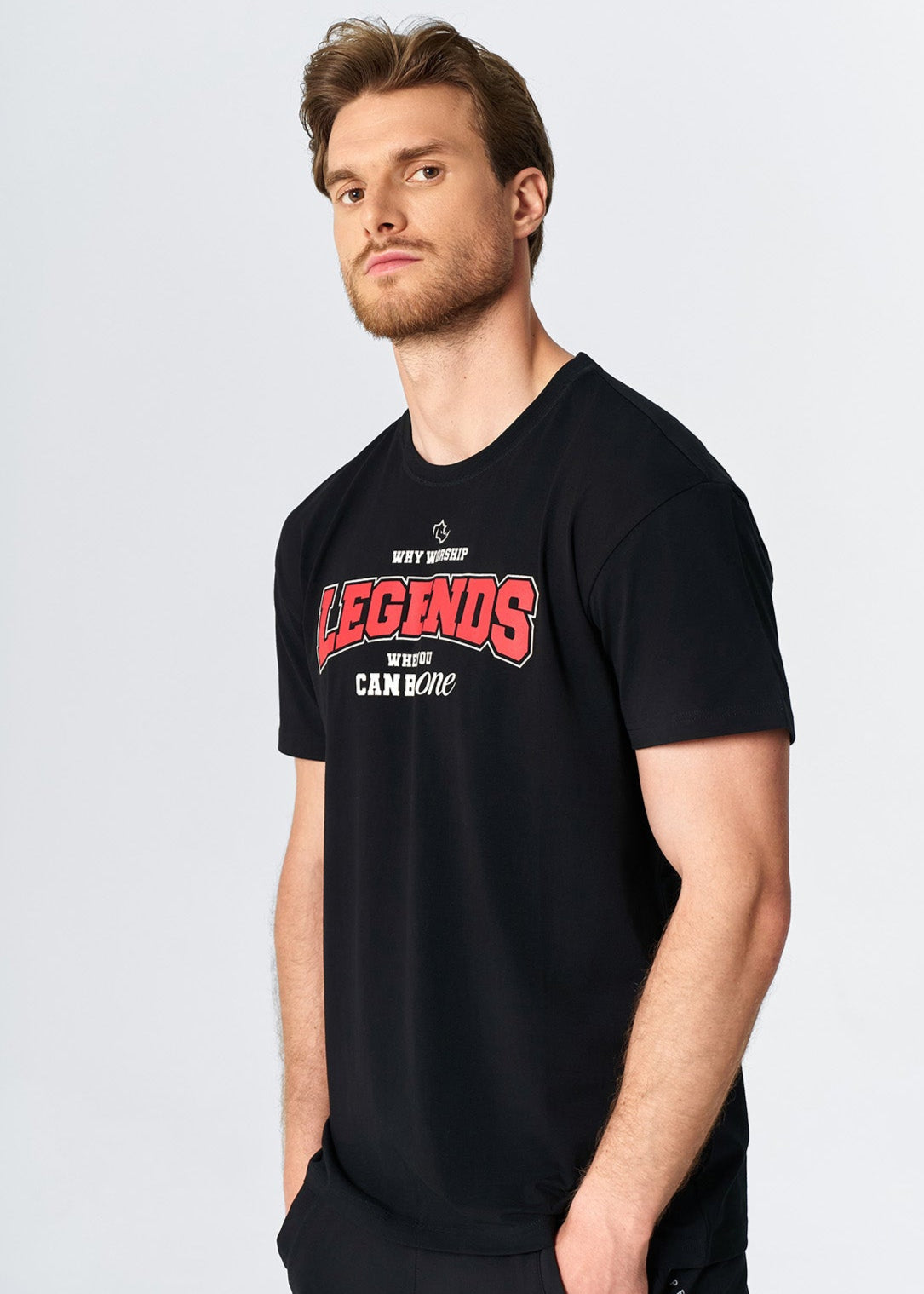 RELAXED FIT Tshirts LEGENDS TEE - MIDNIGHT BLACK
