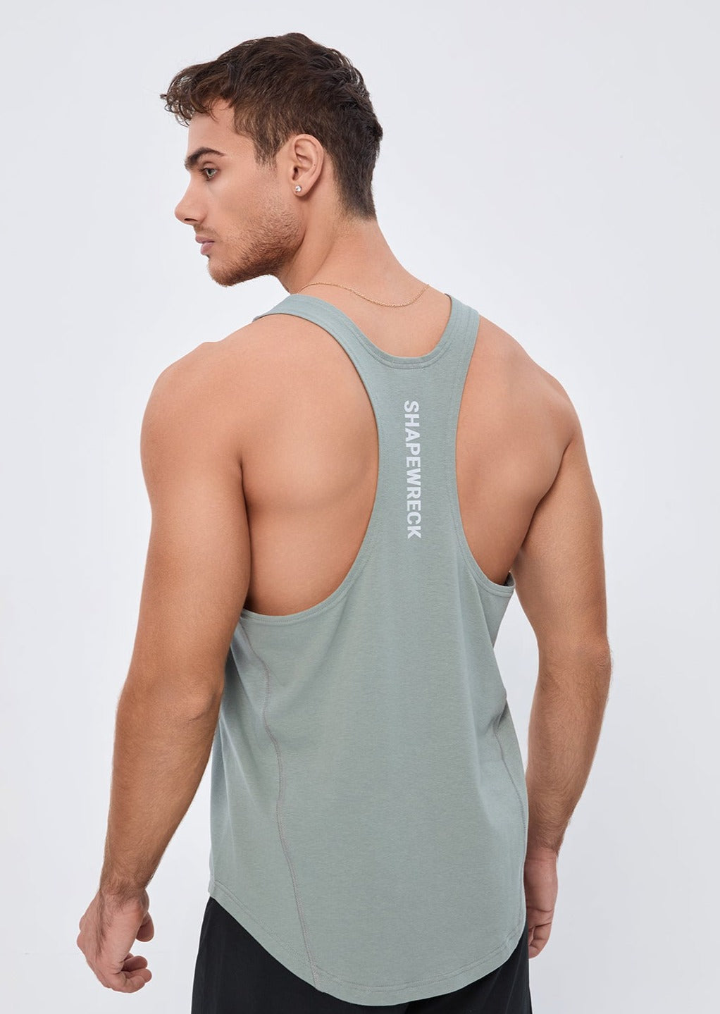SLIM FIT Tshirts SW STRINGER - MOON GREY
