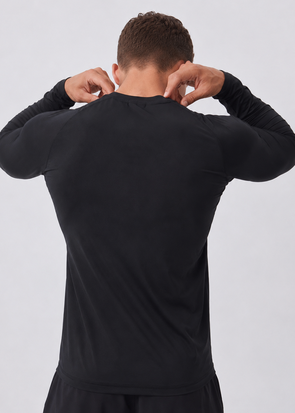 CORE LONG SLEEVE - MIDNIGHT BLACK
