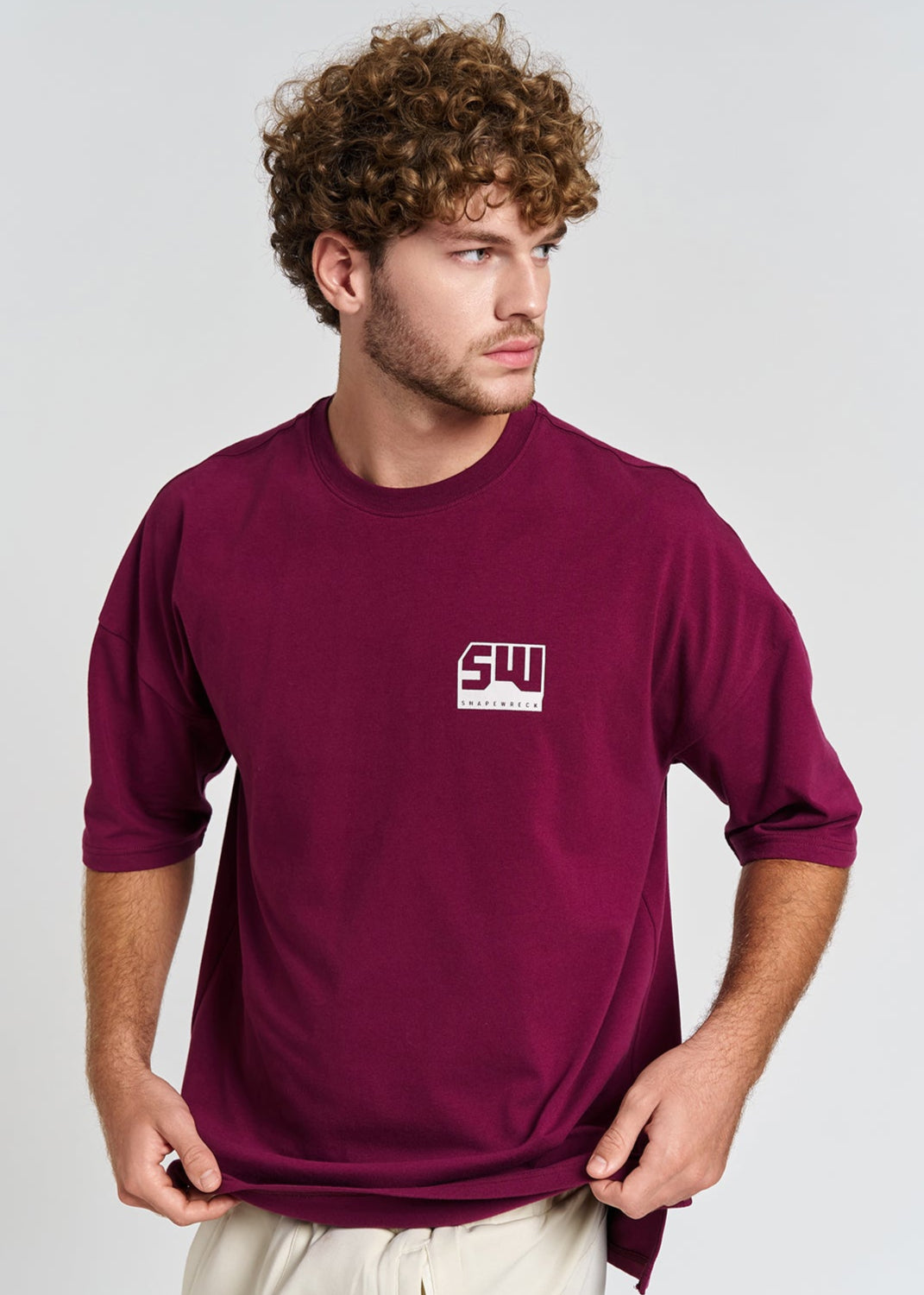 WRECK THE WORLD OVERSIZED TEE