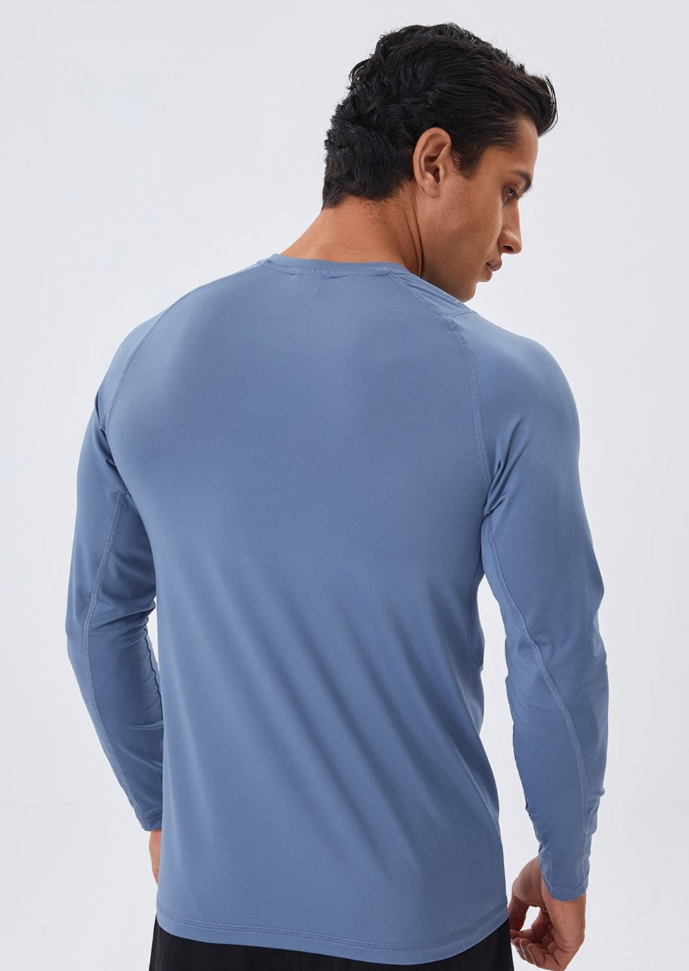 COMPRESSION FIT Long Sleeve CORE LONG SLEEVE - STONE BLUE