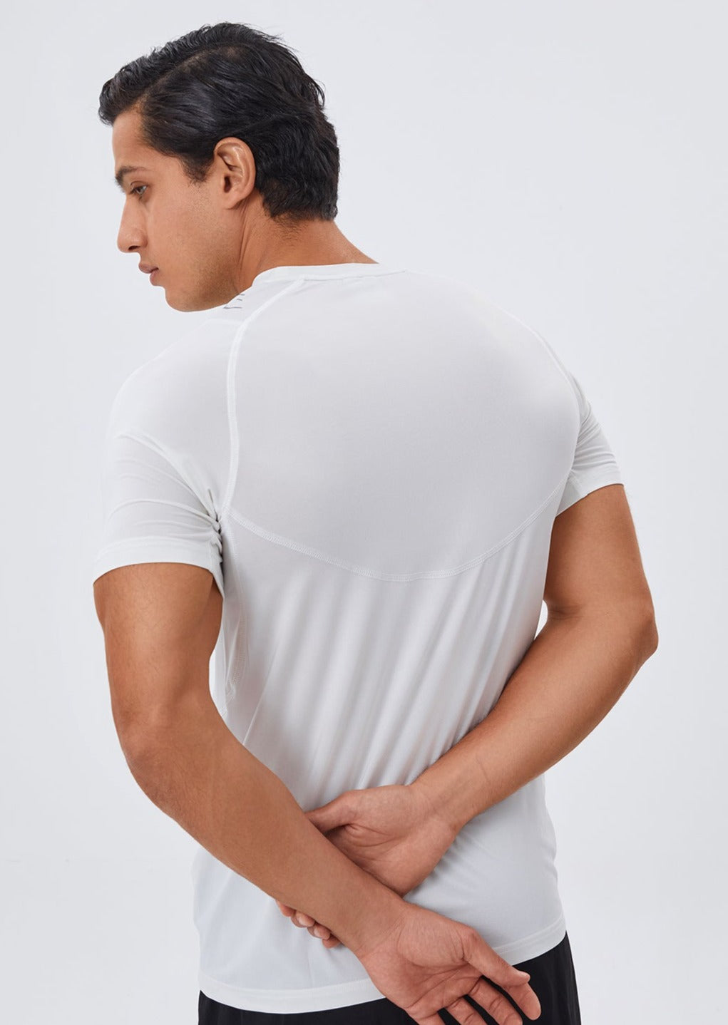 COMPRESSION FIT Tshirts CORE TEE - COCONUT WHITE