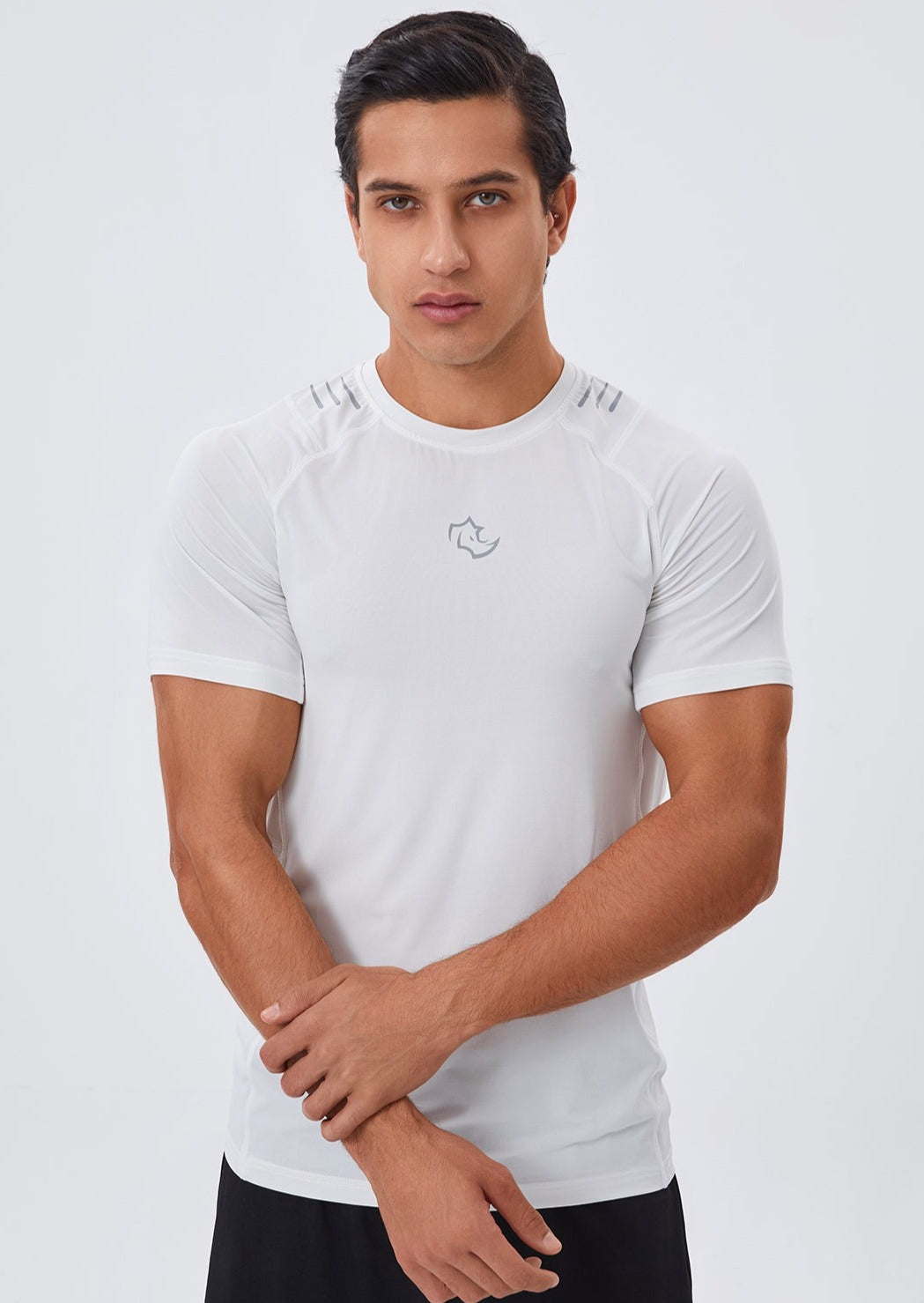 COMPRESSION FIT Tshirts CORE TEE - COCONUT WHITE