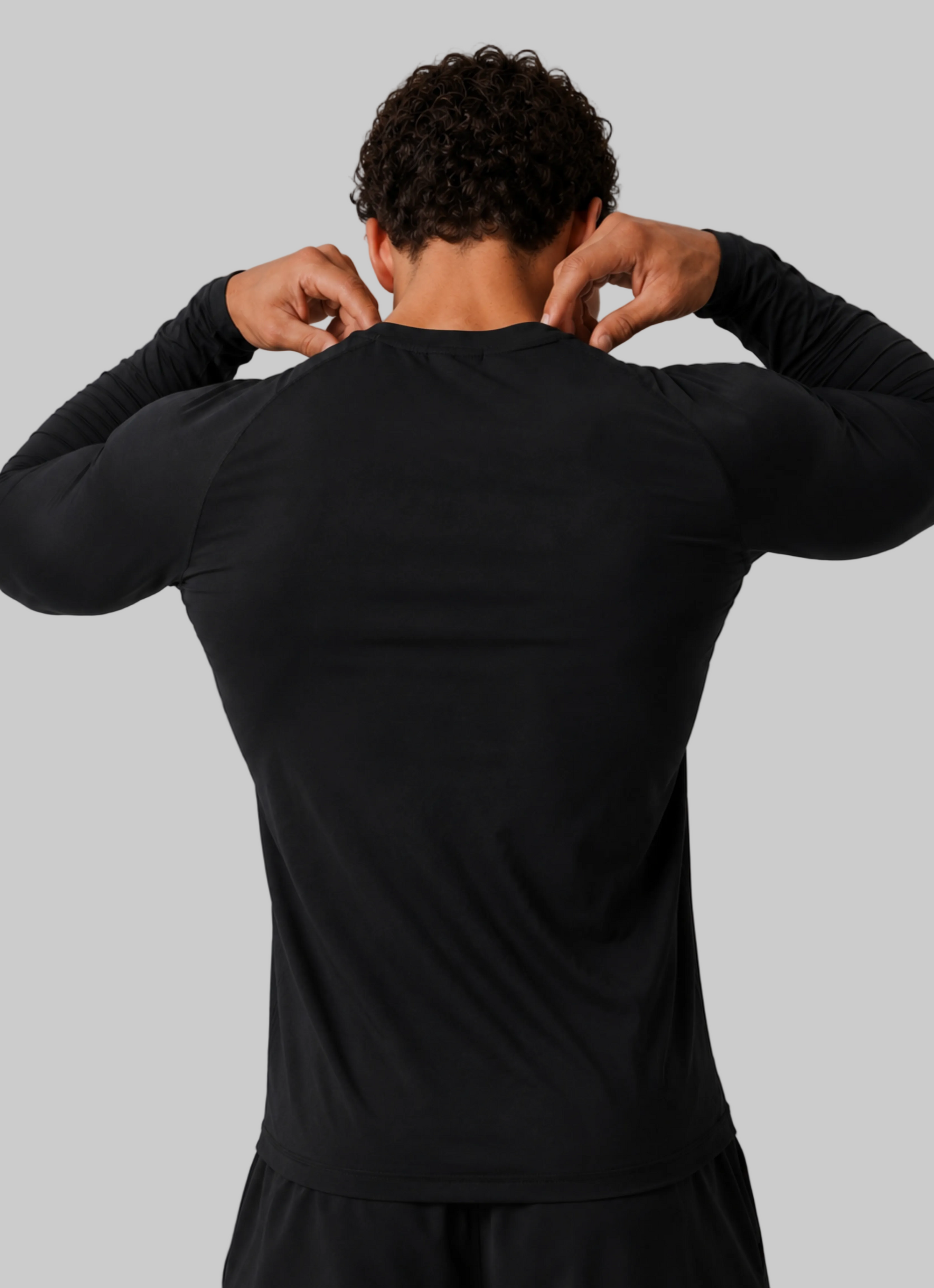 CORE LONG SLEEVE - MIDNIGHT BLACK
