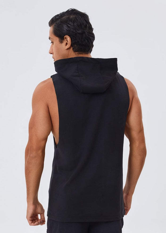 RELAXED FIT SHAPEWRECK HOODIE - BLACK