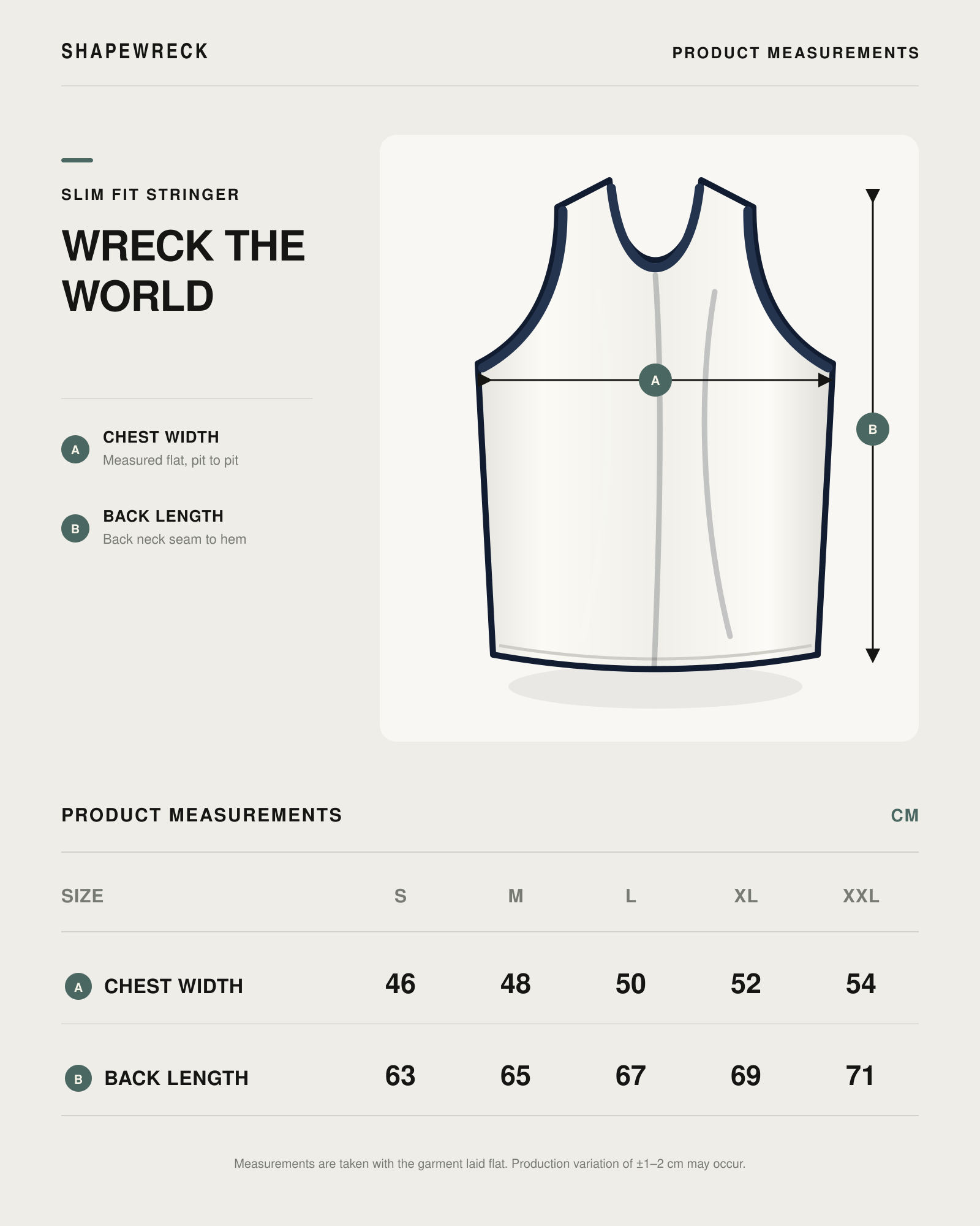 WRECK THE WORLD STRINGER